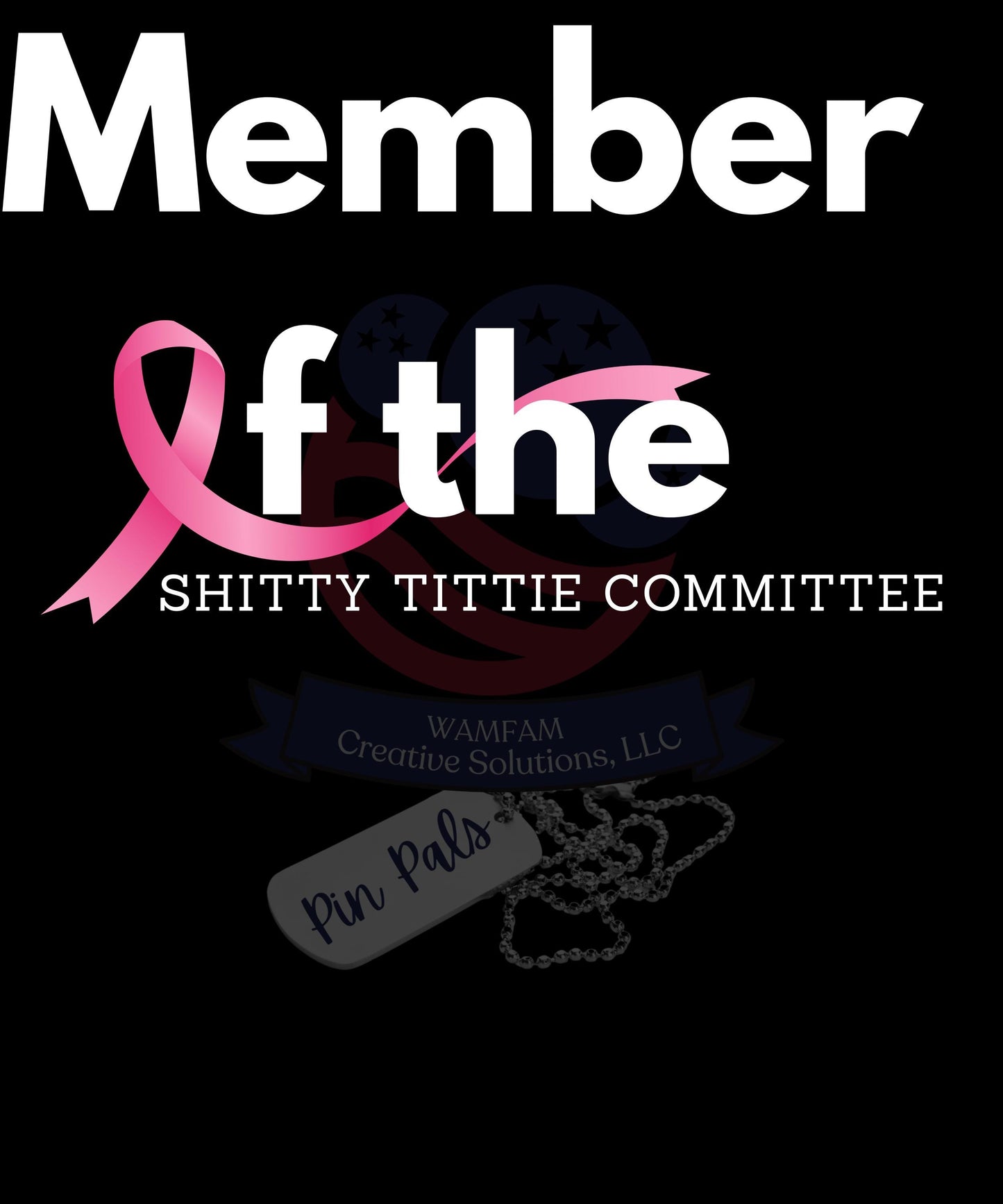 Member of the Shitty Tittie Committee Design. Breast Cancer Awareness Images. TikTok Shirts. Dtf. Dtg. Sublimation. INSTANT DOWNLOAD