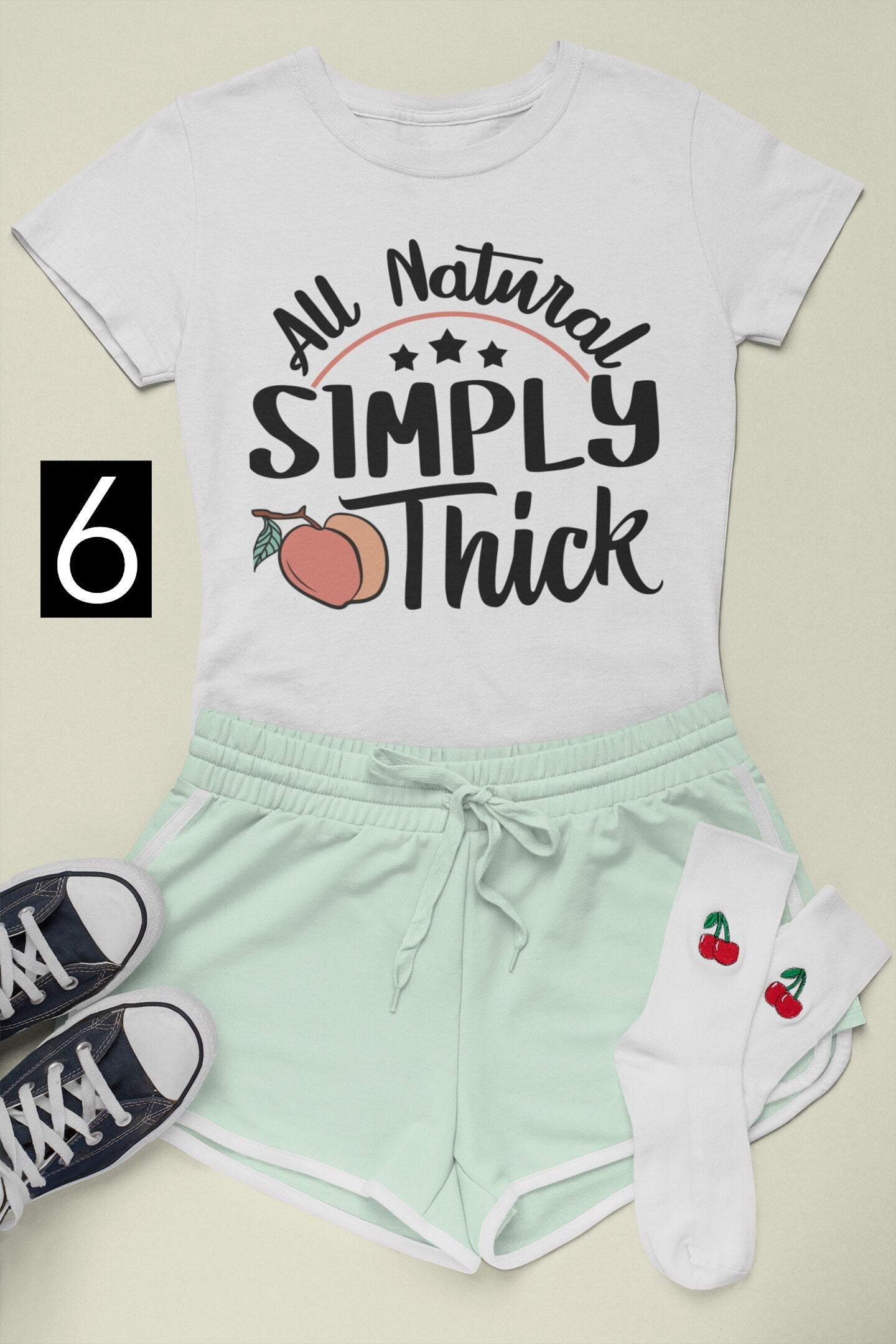 All Natural, Simply Thick graphic t-shirt, sweatshirt, or hoodie! Trendy Fashion. Inspirational. Bold Statement. Sexy. Drip. Glow Up