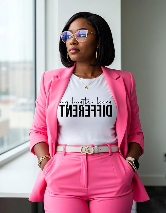 My Hustle Look Different Graphic Shirt. Inspirational Tee Shirt|Crew Neck Sweater|Hoodies. Gift for Her. Gift for Him.