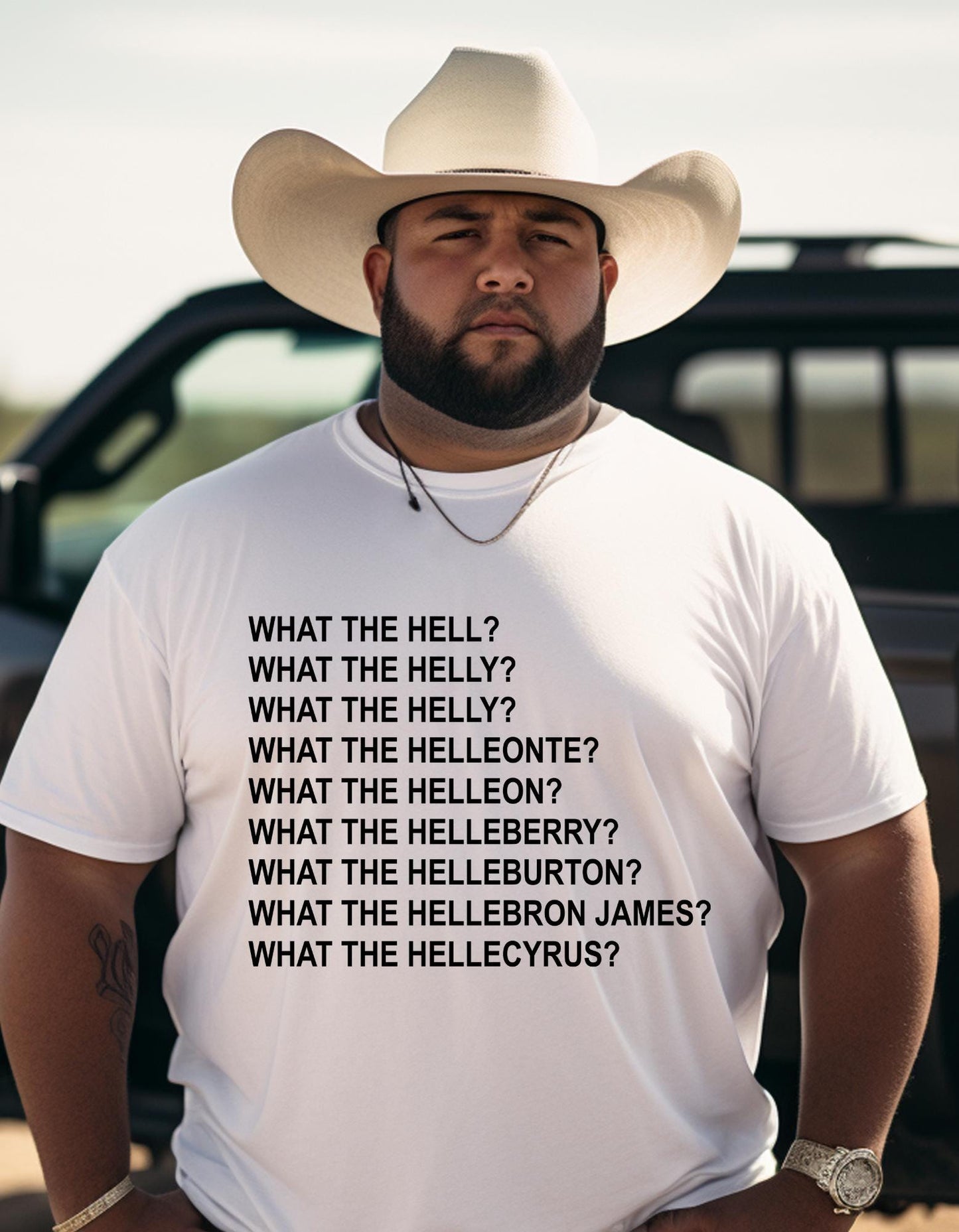 Funny Quote Graphic T-Shirt: What The Hell Variations