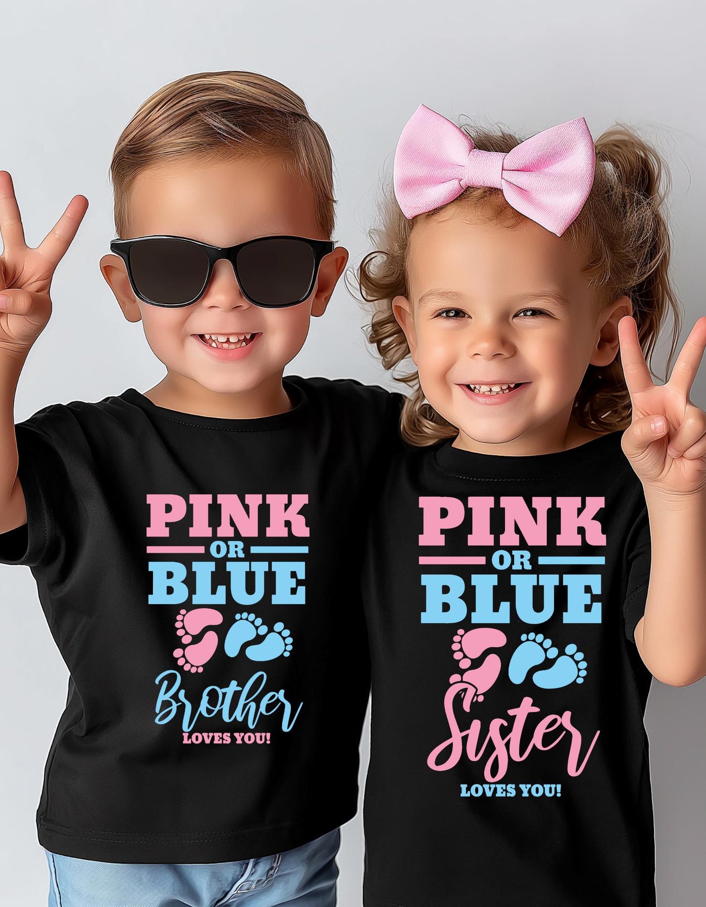 Gender Reveal Matching Shirts: Team Boy or Girl, Baby Shower Tees