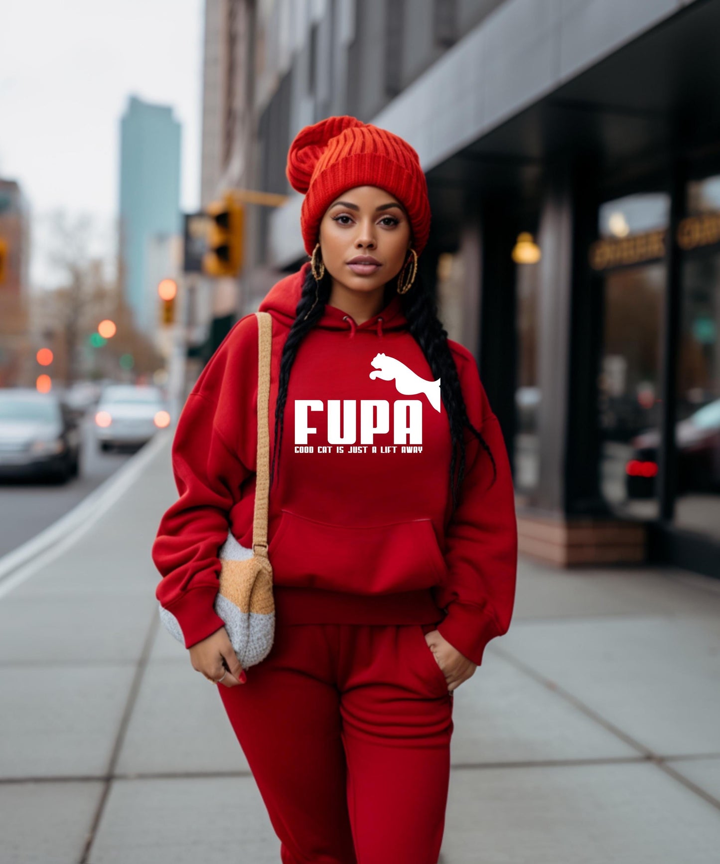FUPA: Good Cat Is Just A Lift Away - Hilarious & Empowering Graphic Apparel!