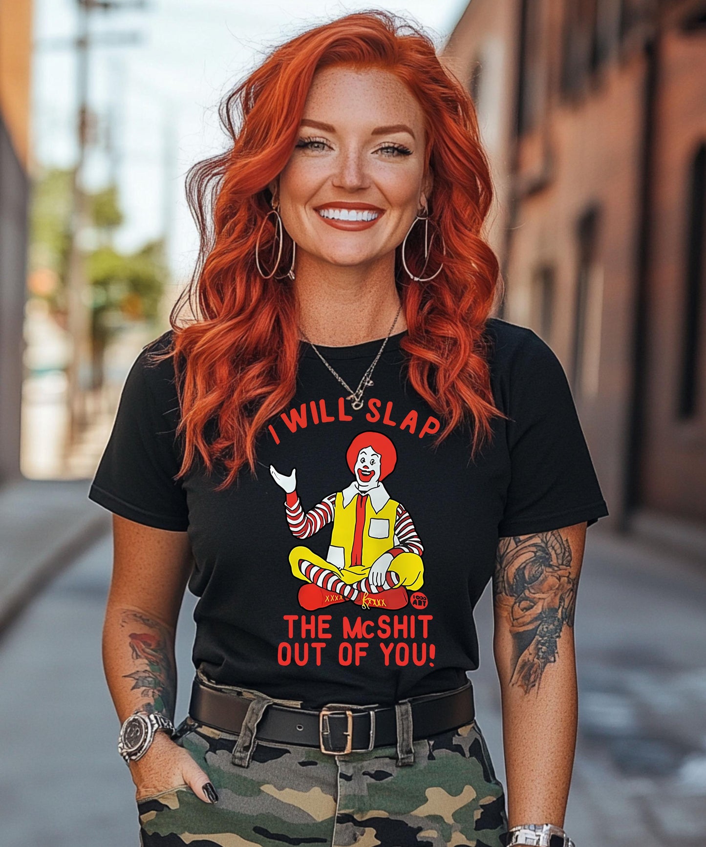 I Will Slap The McShit Out of You - Edgy & Hilarious Graphic Apparel!