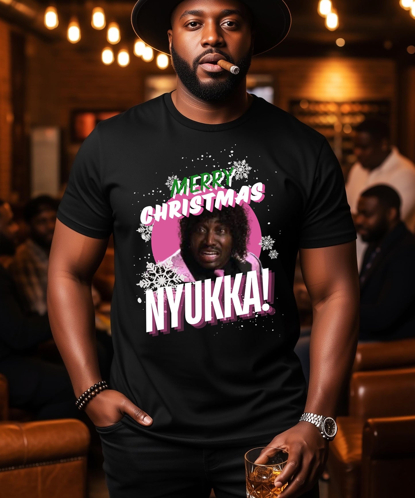 Merry Christmas Nyukka Funny Holiday T-Shirt Hoodie | Next Friday Inspired Urban Christmas Sweater Gift