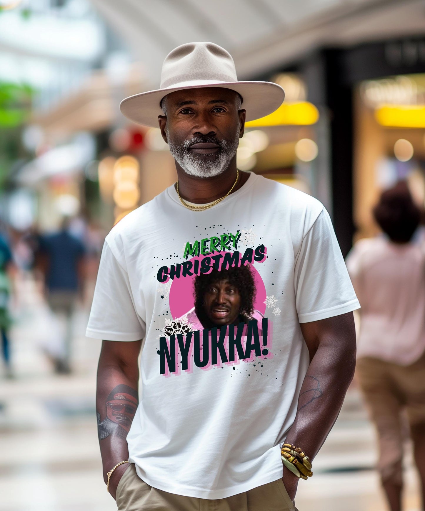 Merry Christmas Nyukka Funny Holiday T-Shirt Hoodie | Next Friday Inspired Urban Christmas Sweater Gift