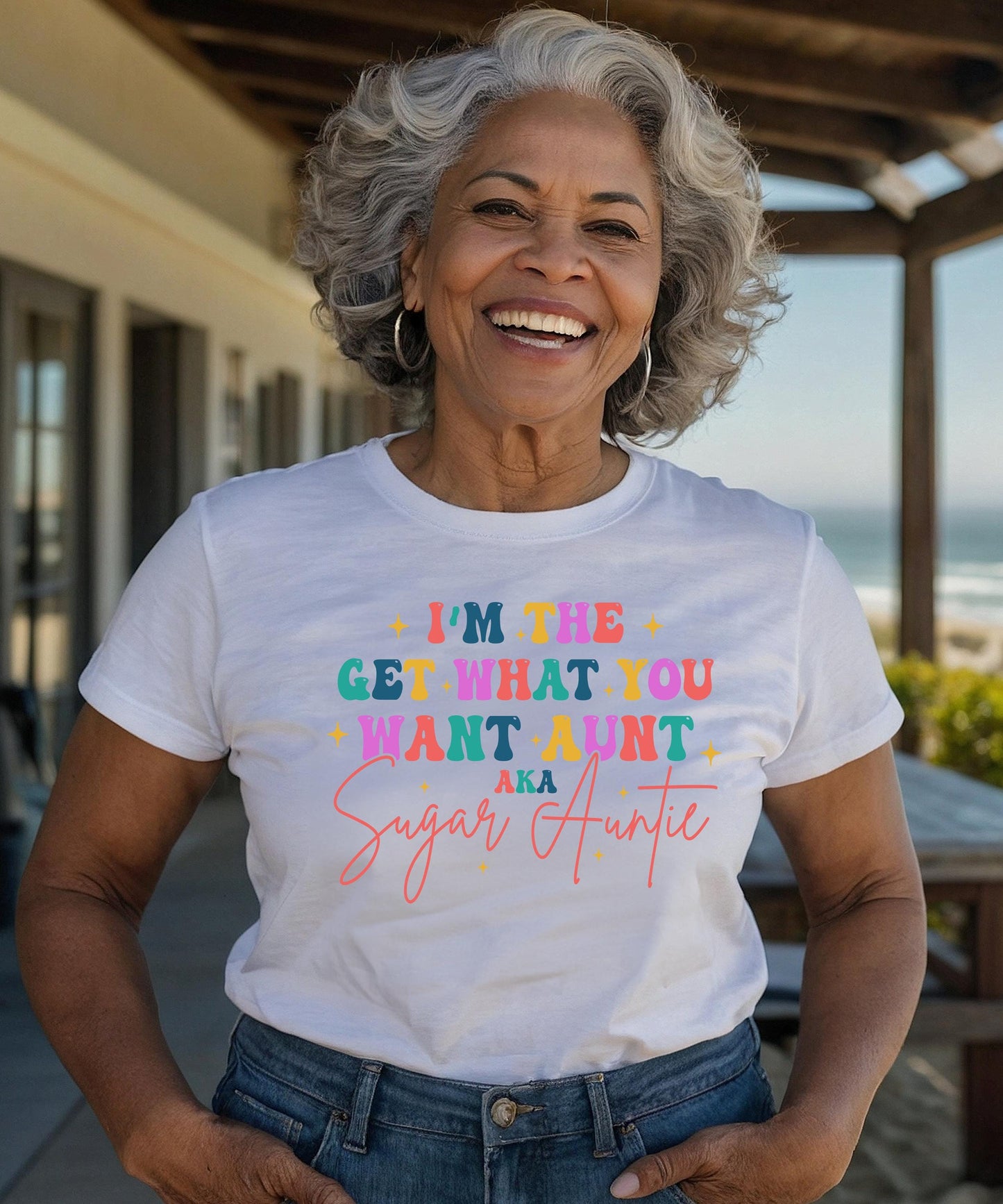 I'm The Get What You Want Aunt AKA Sugar Auntie Shirt | Cool Aunt T-Shirt, Hoodie, Sweatshirt | Best Aunt Ever Gift from Niece Nephew