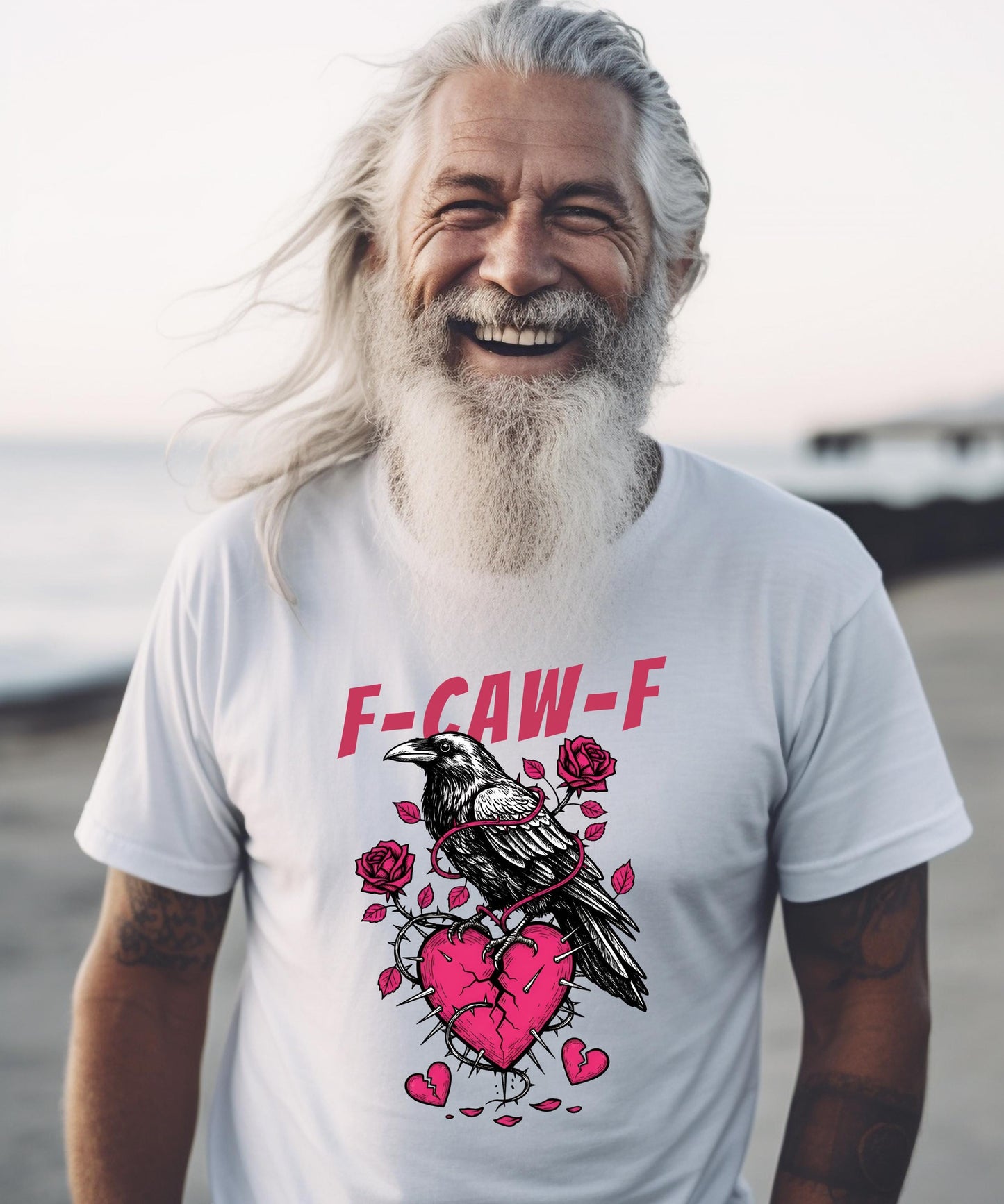 F-CAW-F Shirt | Funny Anti Valentine's Day Gift | Sarcastic Crow Hoodie | Raven Pun Sweatshirt | Rude Bird Graphic Tee | Introvert Gift