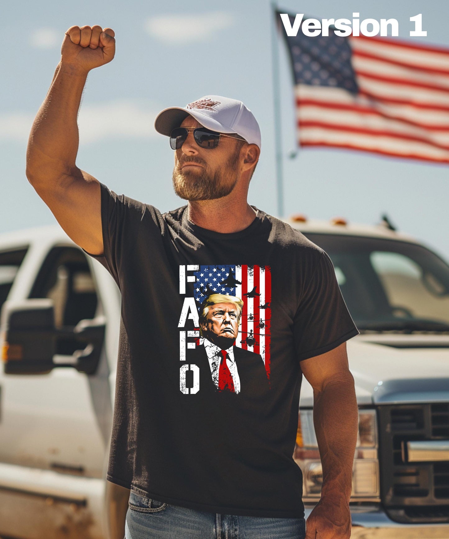 FAFO Trump Shirt | American Flag Patriot Hoodie | Republican Gift | Conservative Sweatshirt | Political Apparel | Unisex Fit