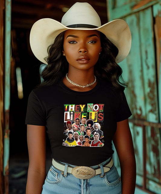 They Not Like Us Shirt, Black History Month Shirt, BHM Hoodie, Black Excellence Gift, Civil Rights Leaders Pro Black Graphic Tee | Crewneck