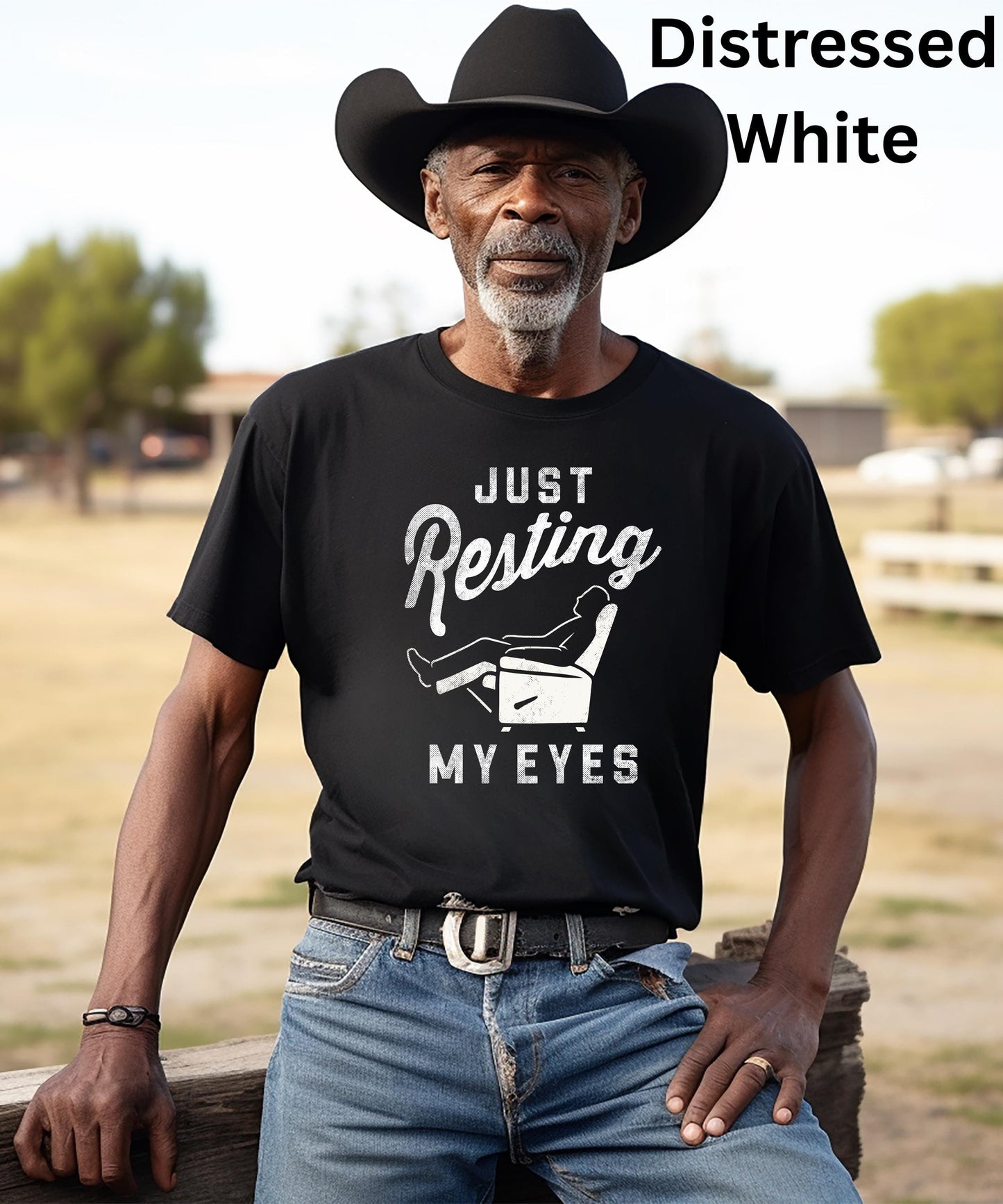 Just Resting My Eyes Shirt, Funny Dad Shirt, Grandpa Gift, Napping T-Shirt, Father's Day Gift, Retirement Gift, Sleeping Recliner Tee