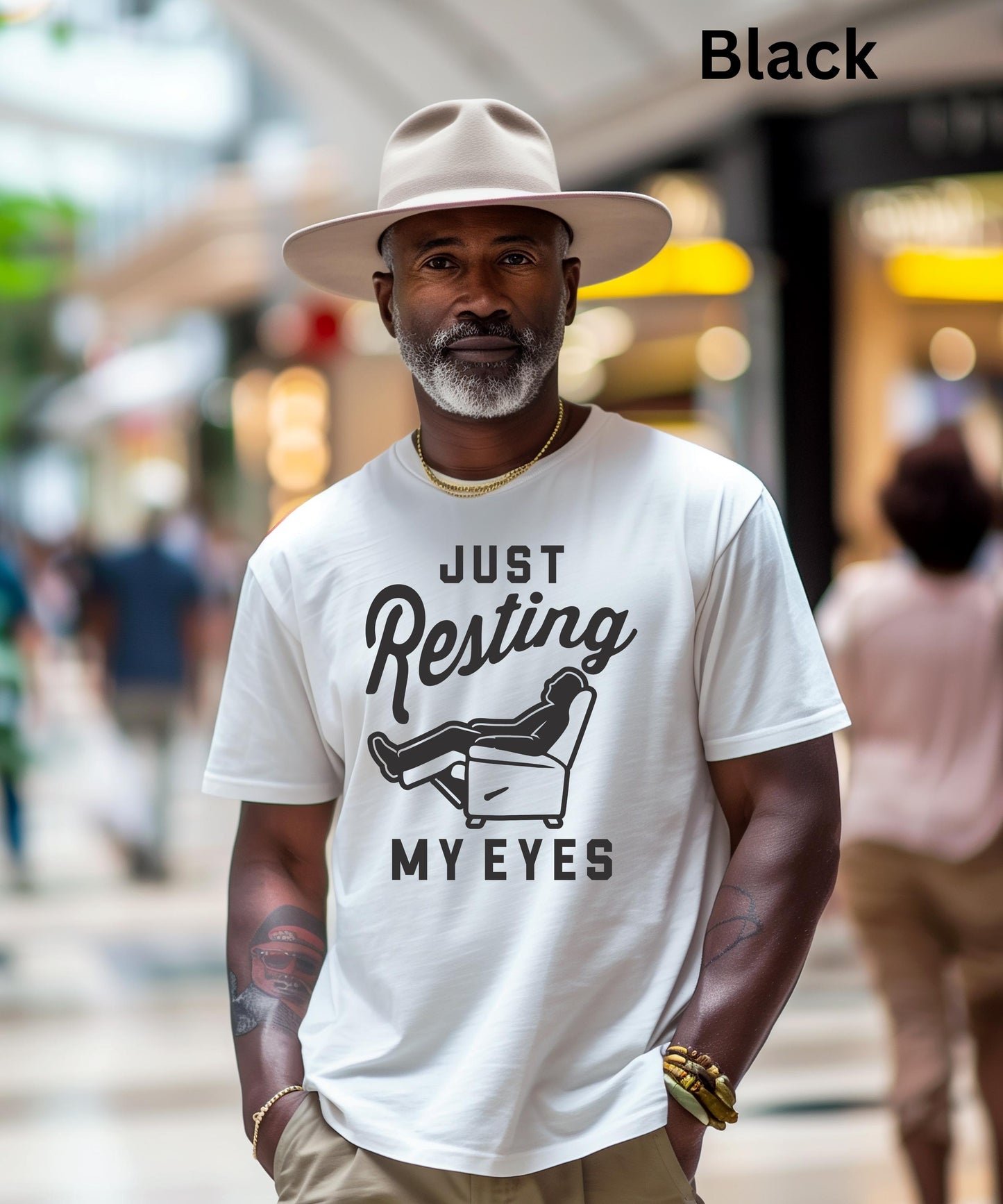 Just Resting My Eyes Shirt, Funny Dad Shirt, Grandpa Gift, Napping T-Shirt, Father's Day Gift, Retirement Gift, Sleeping Recliner Tee