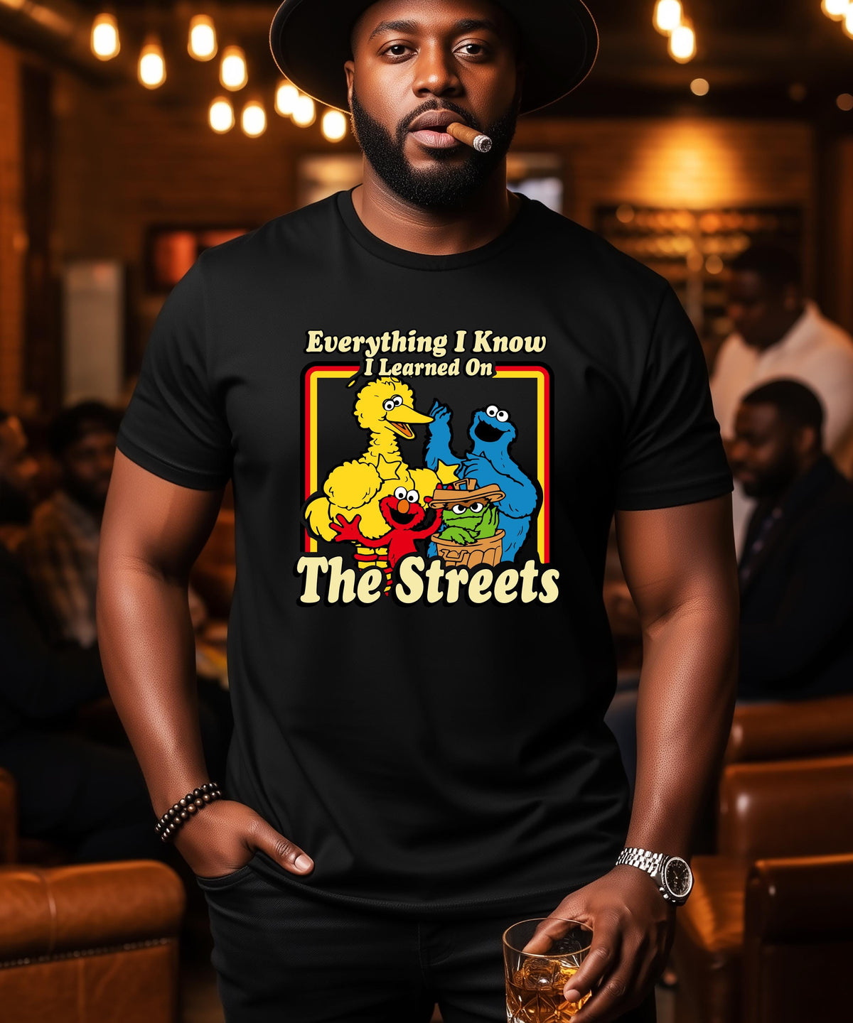 Everything I Know I Learned On The Streets Shirt | Funny 90s Nostalgia Hoodie | Retro Childhood Graphic Tee | Crewneck