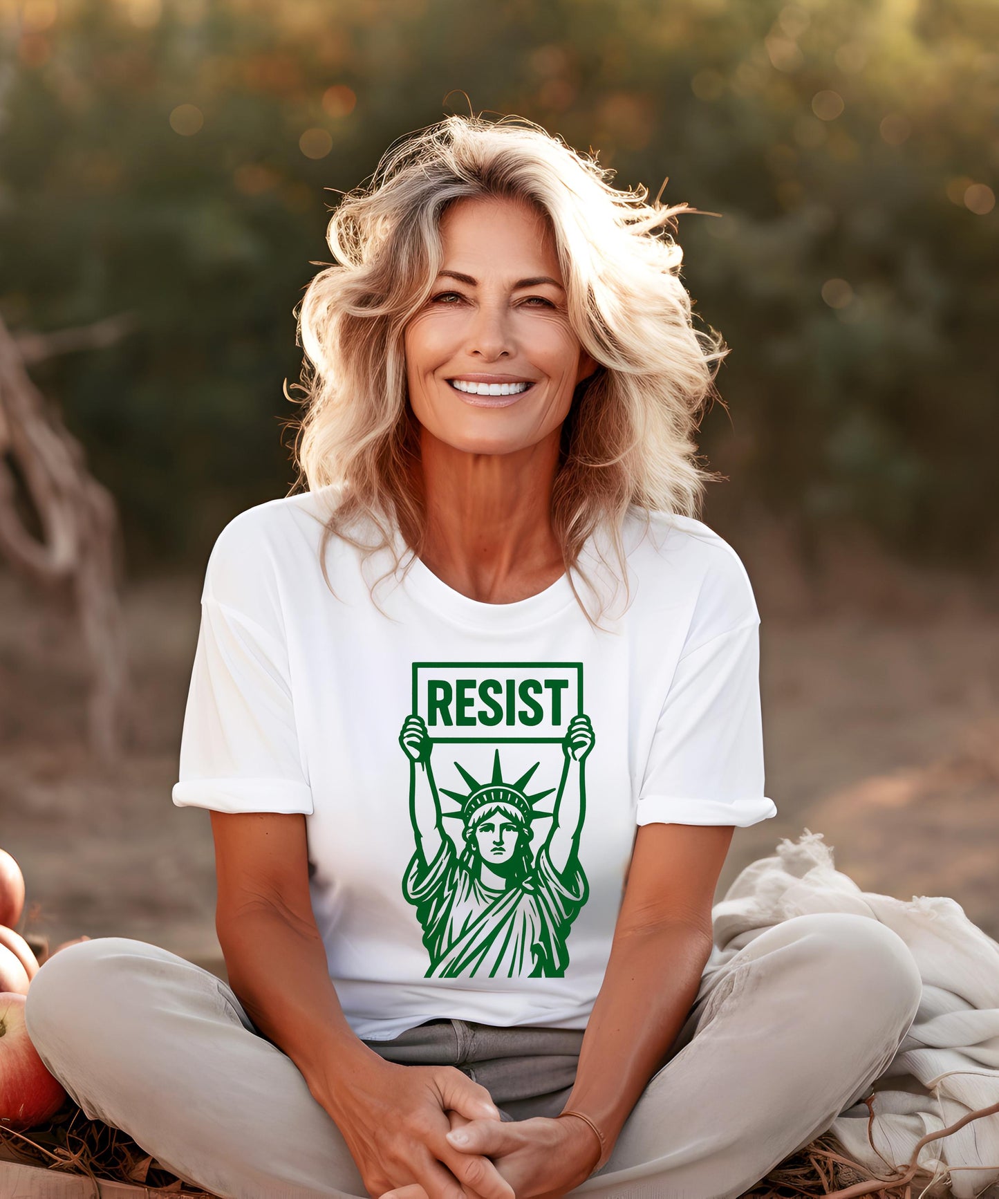 Resist Shirt | Statue of Liberty Protest Tee | Political Activist Gift | Social Justice Hoodie | Democracy Sweatshirt | Unisex Graphic Tee