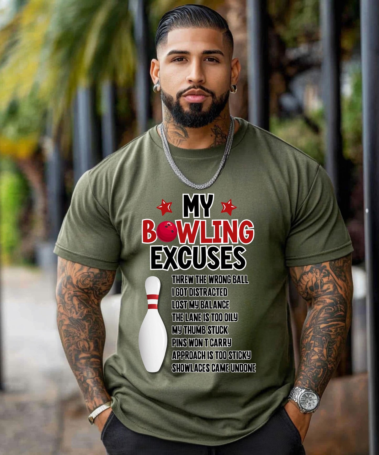 Funny Bowling Hoodie | Bowler Excuses Shirt | Bowling Team Gift | League Uniform | Strike Spare Sweatshirt | Bowling Gift