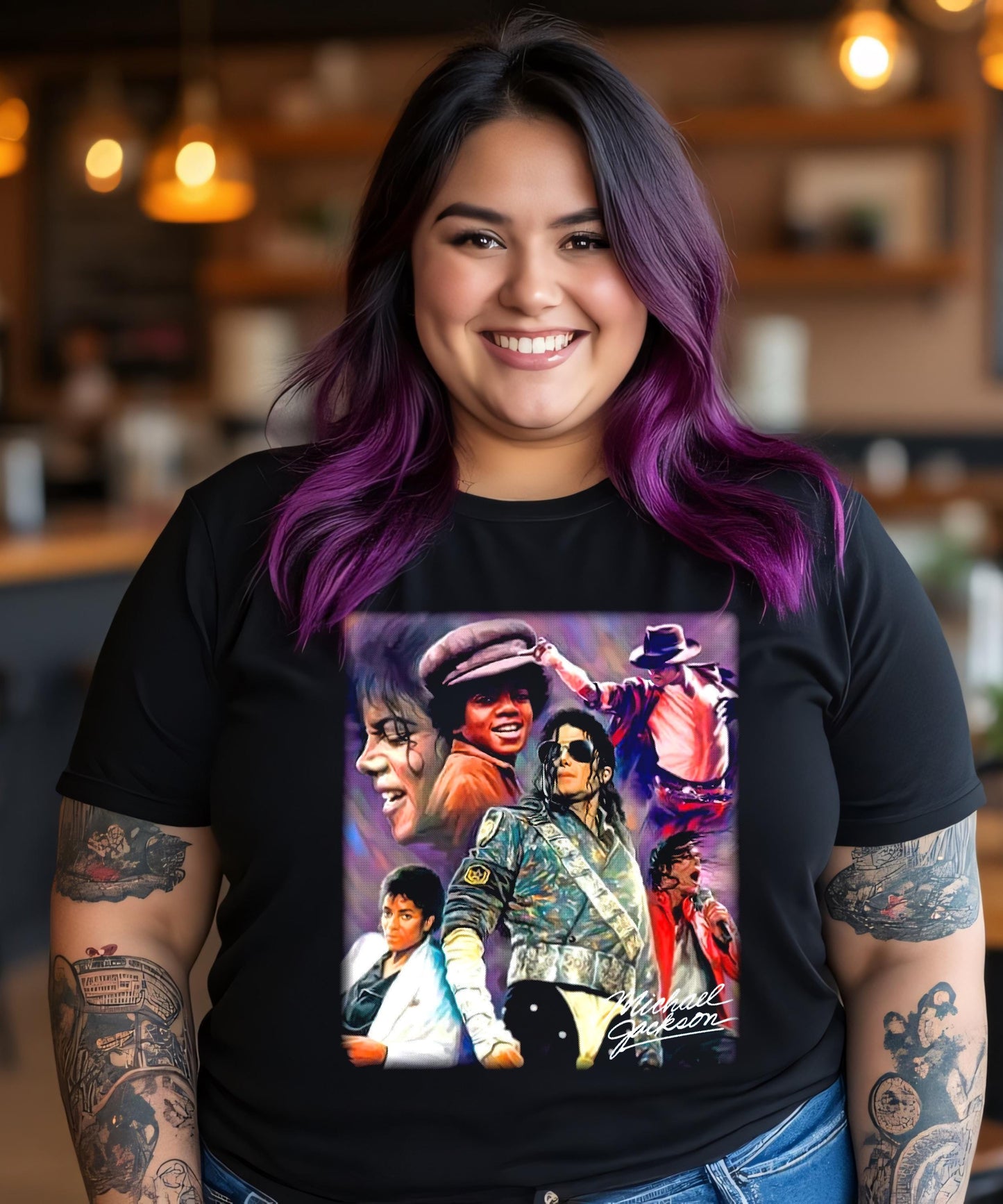 MJ Vintage Shirt | King of Pop Graphic Tee | Retro MJ Collage Hoodie | 80s Pop Music Sweatshirt | Thriller Era Fan Gift