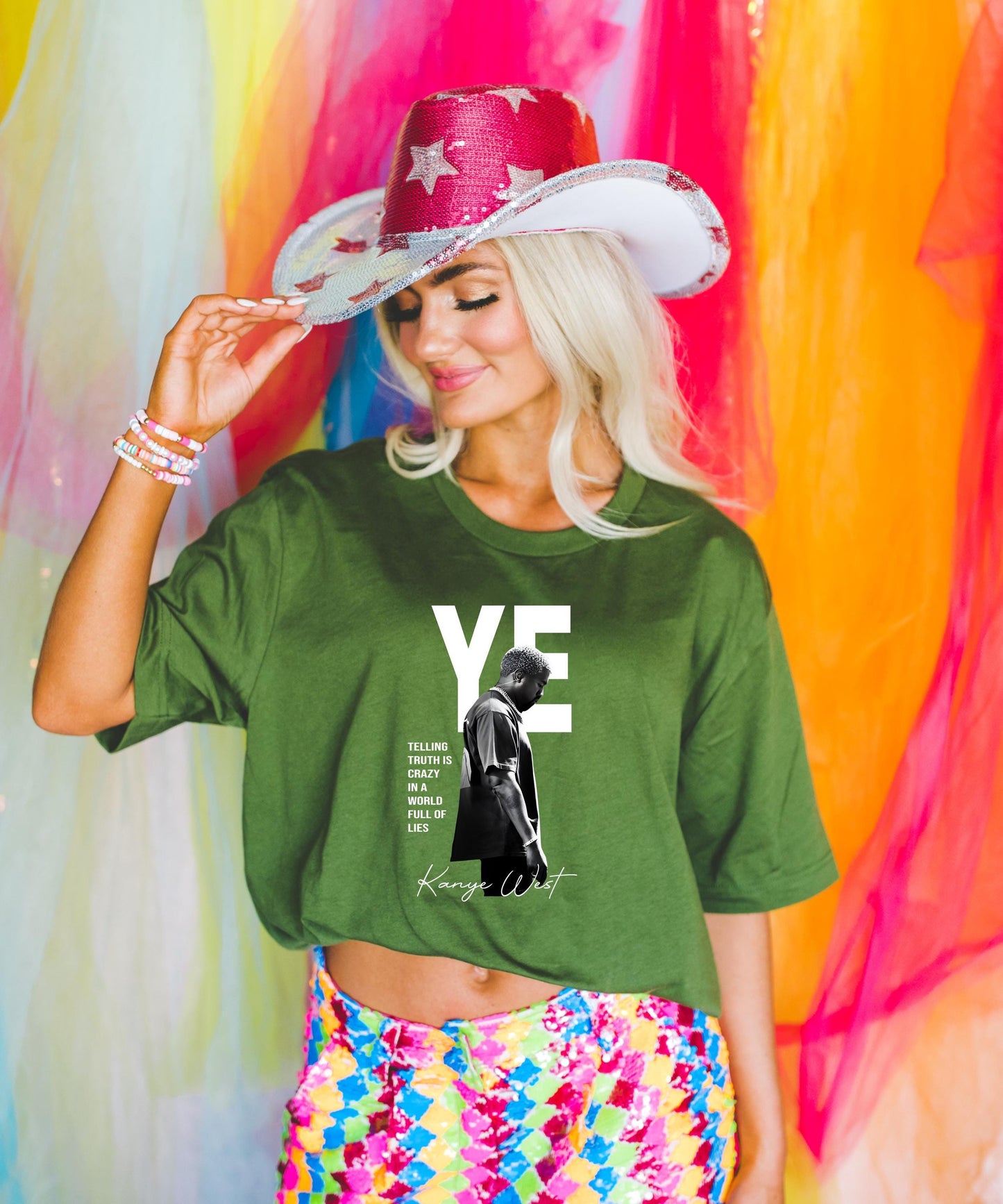 Ye Inspired Shirt | Telling Truth Is Crazy Hoodie | Kanye West Rap Tee | Streetwear Graphic Sweatshirt | Urban Quote Apparel | Hip Hop Gift
