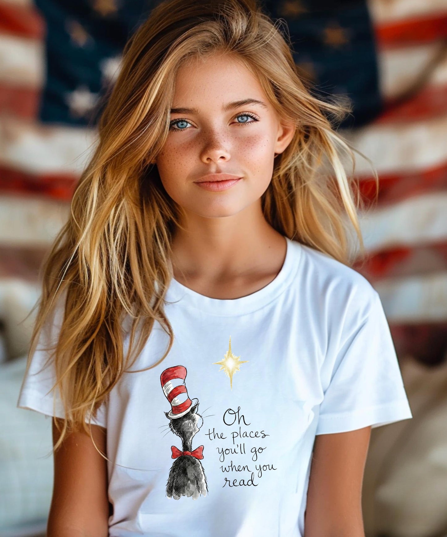 Oh The Places You'll Go When You Read | Funny Teacher Hoodie | Book Lover Graphic Tee | Librarian Gift | Literacy Week | Reading Apparel