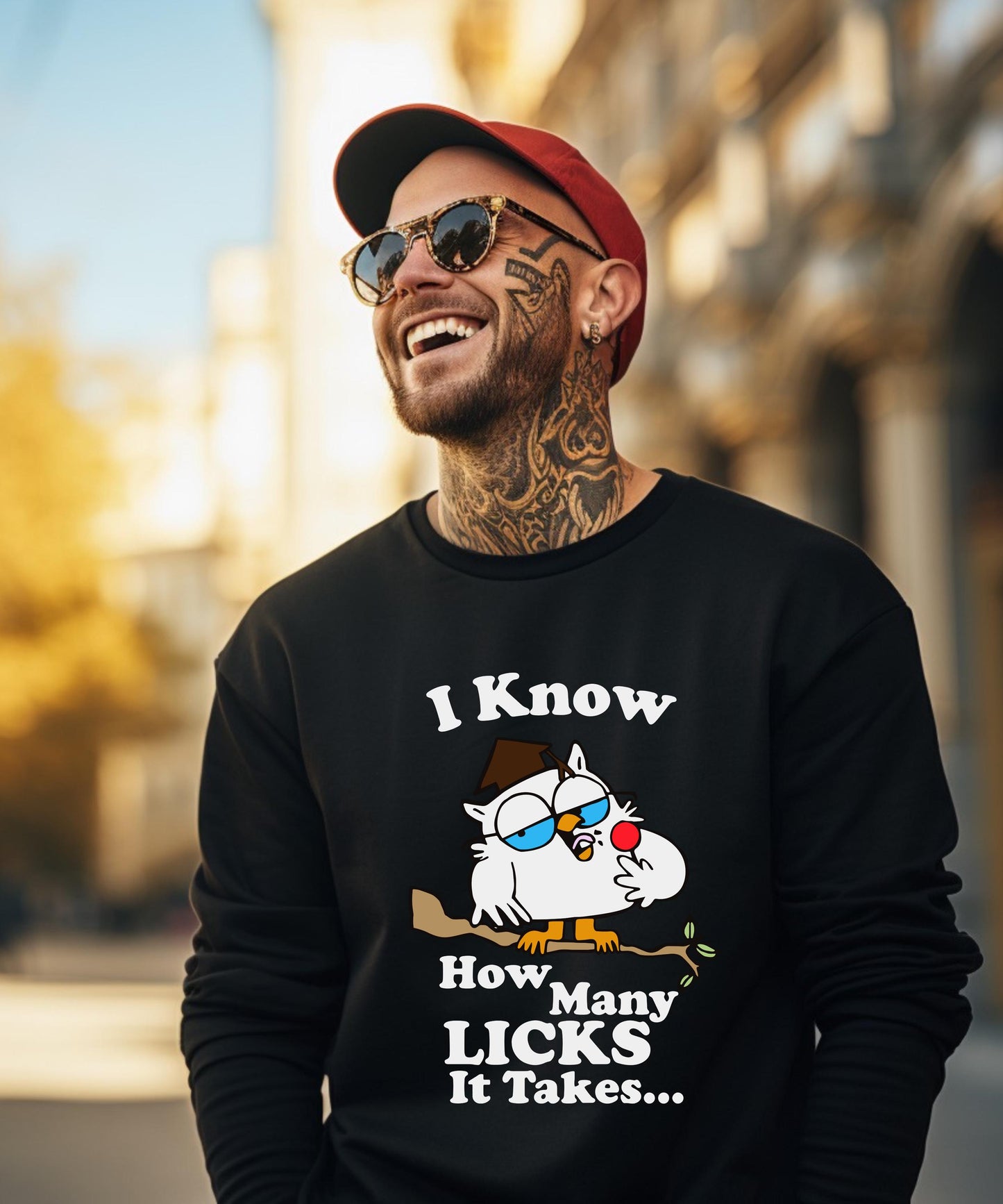I Know How Many Licks Shirt | Retro Mr Owl | Funny Nostalgia Graphic Tee | 90s Commercial Parody | Vintage Candy Gift | Unisex Apparel