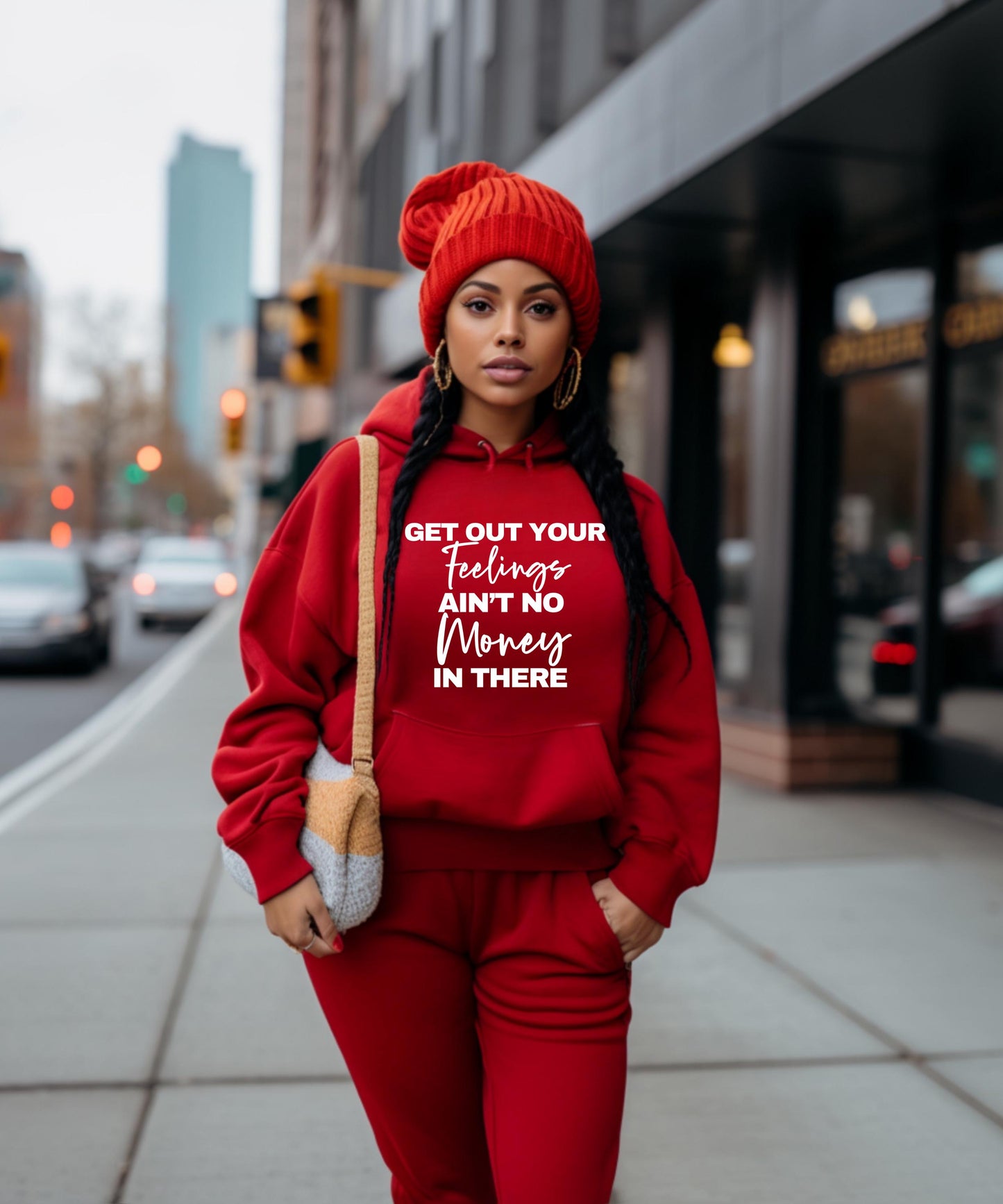 Get Out Your Feelings Shirt, Ain't No Money In There, Funny Hustle Tee, Entrepreneur Apparel, Motivational Boss Hoodie, Streetwear Crew Neck