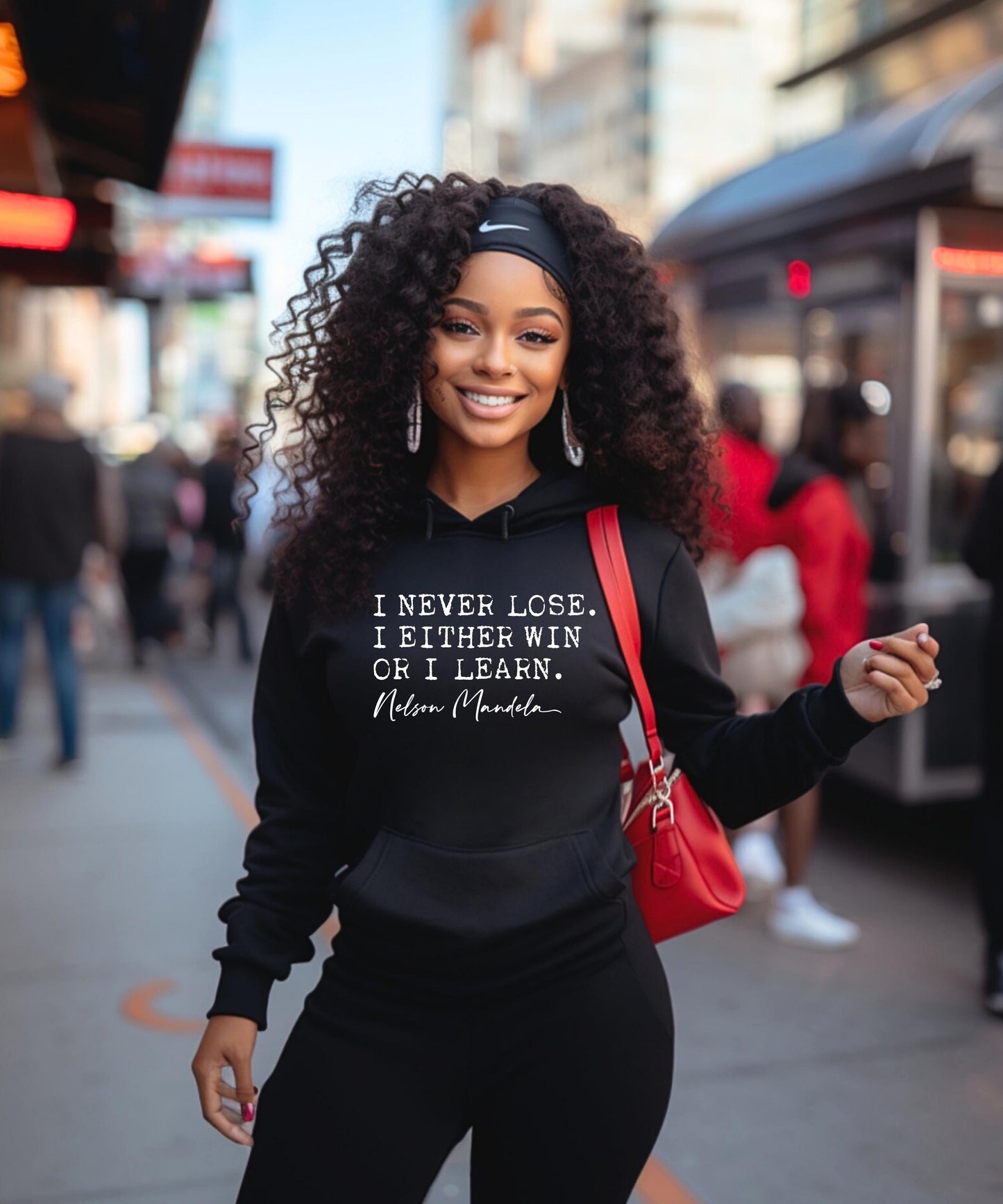I Never Lose I Either Win Or I Learn Shirt, Nelson Mandela Quote Tee, Motivational Mindset Apparel, Adult & Youth Sizes