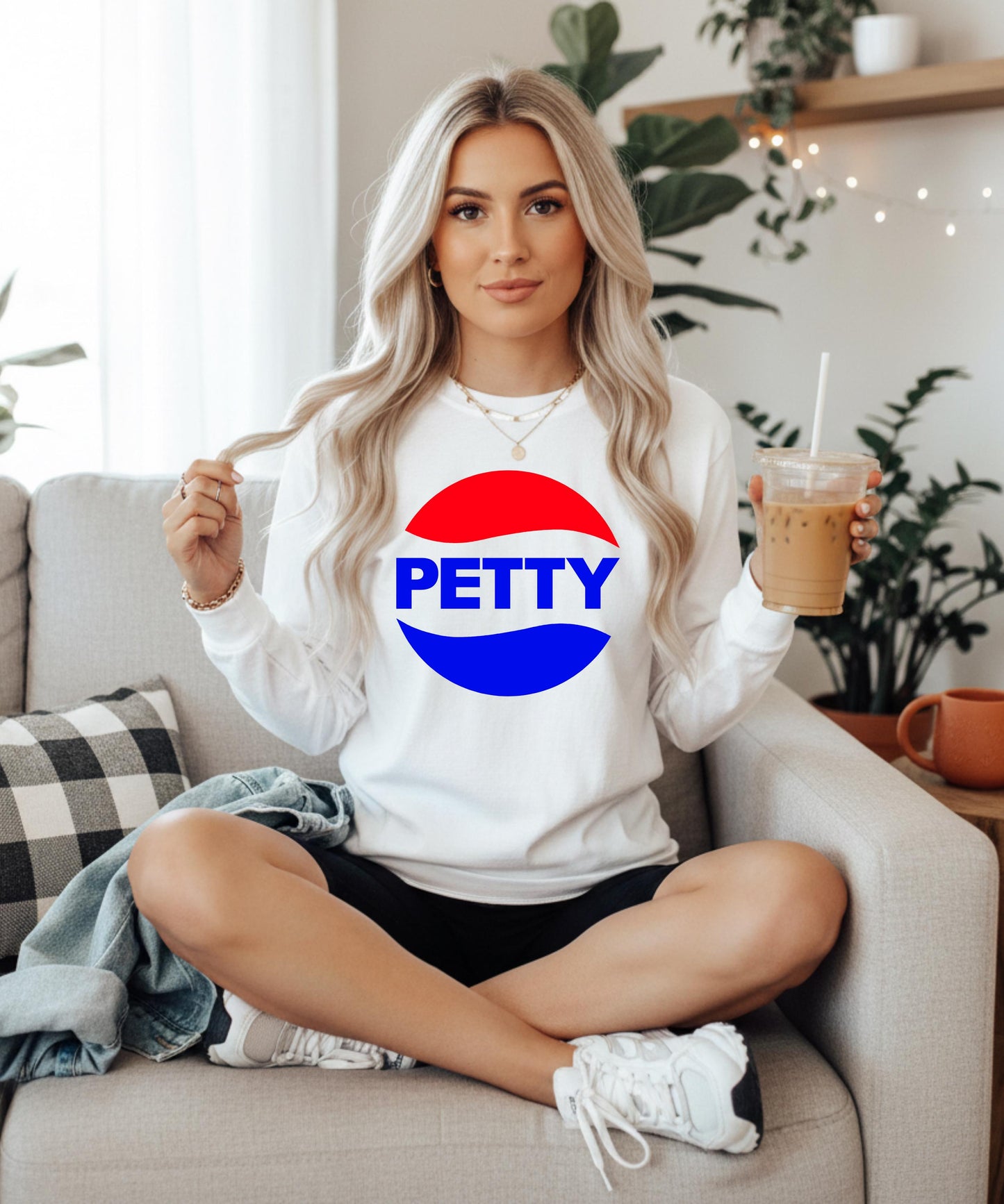 Funny Petty Shirt, Retro Soda Parody Graphic Tee, Sassy Women Apparel, Edgy Humor Hoodie, Vintage Y2K Pop Culture Sweatshirt