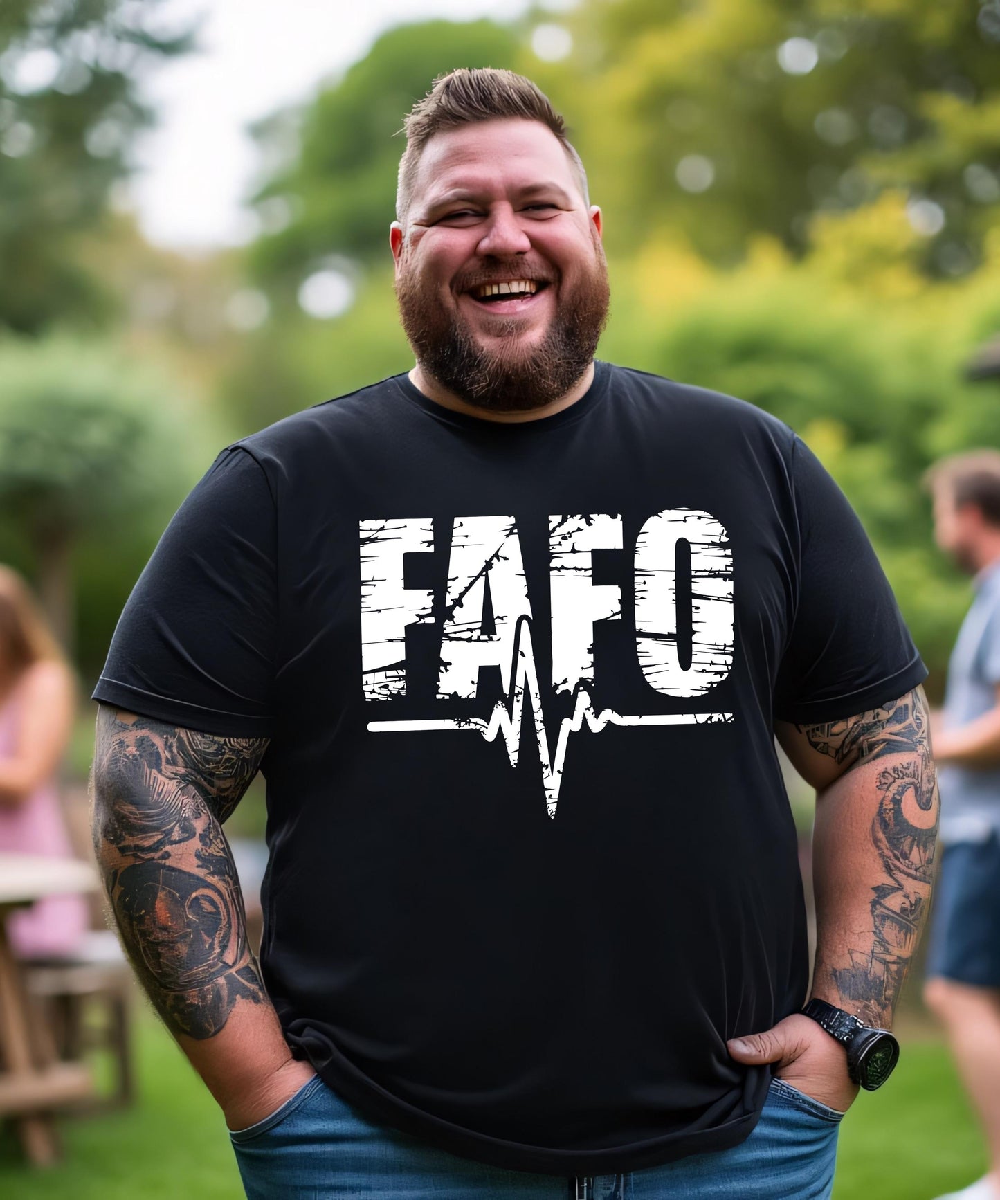 FAFO Shirt, Funny Heartbeat Graphic Tee, Sarcastic Quote, Edgy Country Humor Pullover Hoodie, Vintage Crewneck Sweater, Sassy Top