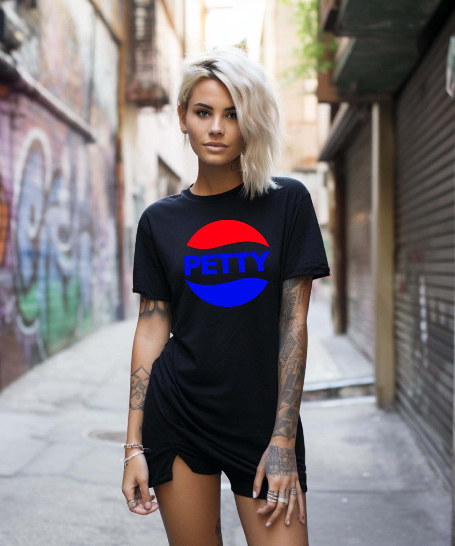 Funny Petty Shirt, Retro Soda Parody Graphic Tee, Sassy Women Apparel, Edgy Humor Hoodie, Vintage Y2K Pop Culture Sweatshirt