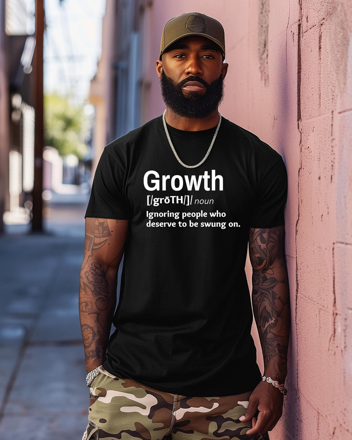 Funny Growth Definition Shirt Sarcastic Graphic Tee Edgy Humor Apparel Introvert Hoodie Youth Adult Crewneck Sweater Unisex Gag Gift Top