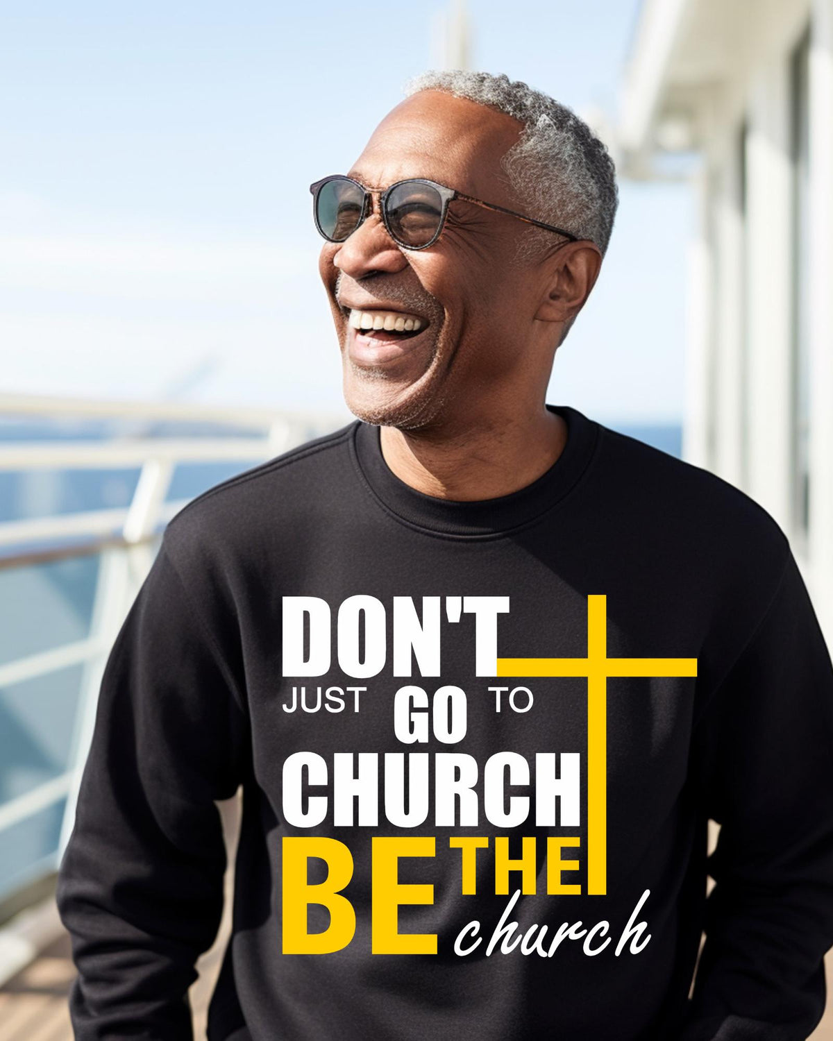 Dont Just Go To Church Shirt Christian Faith Graphic Tee Inspirational Religious Youth Adult Hoodie Sunday School Sweater Believer Top
