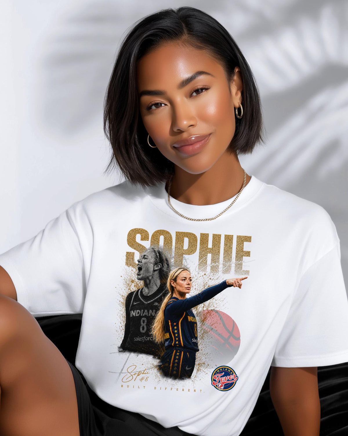 Womens Basketball Graphic Shirt Indiana Fan Tee Built Different Game Day Apparel Retro Sports Hoodie Youth Adult Crewneck Sophie Sweater Top