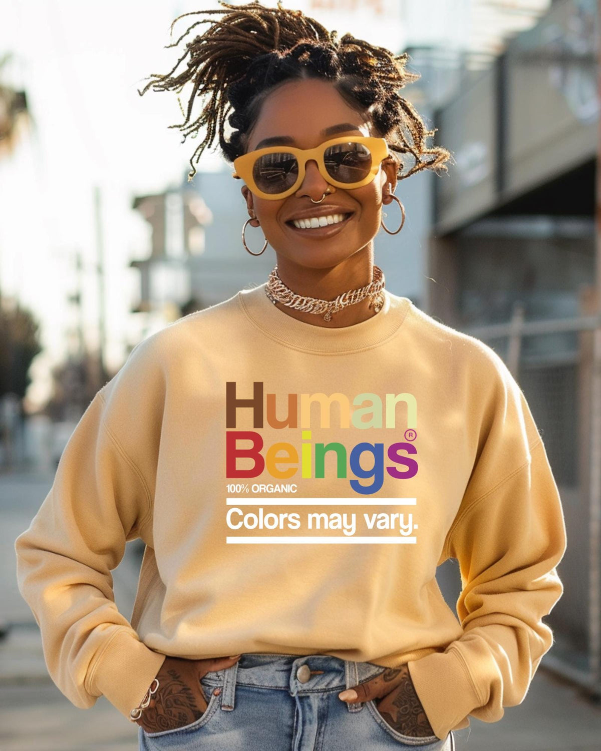 Human Beings Colors May Vary Shirt Diversity Equality Tee LGBTQ Pride Apparel Inclusive Graphic Top Youth Adult Hoodie Crewneck Sweater!