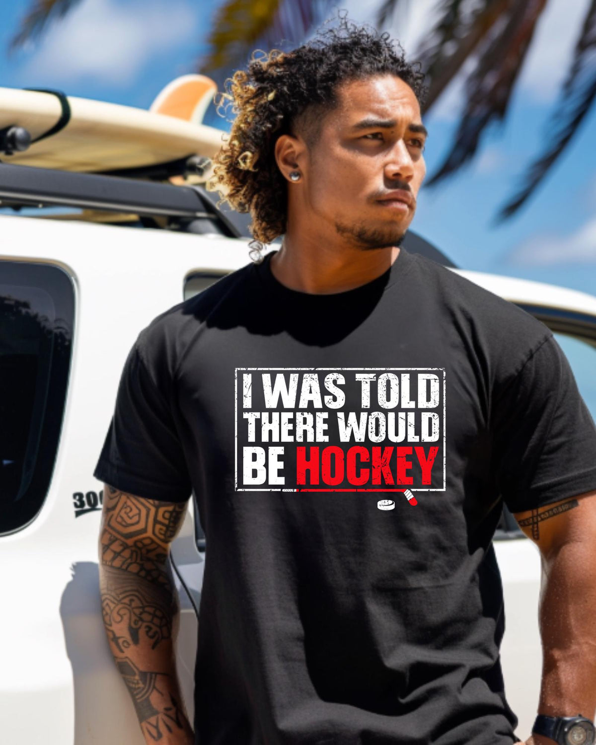 I Was Told There Would Be Hockey Shirt Funny Sports Fan Tee Sarcastic Game Day Apparel Youth Adult Hoodie Ice Rink Crewneck Sweater Gift