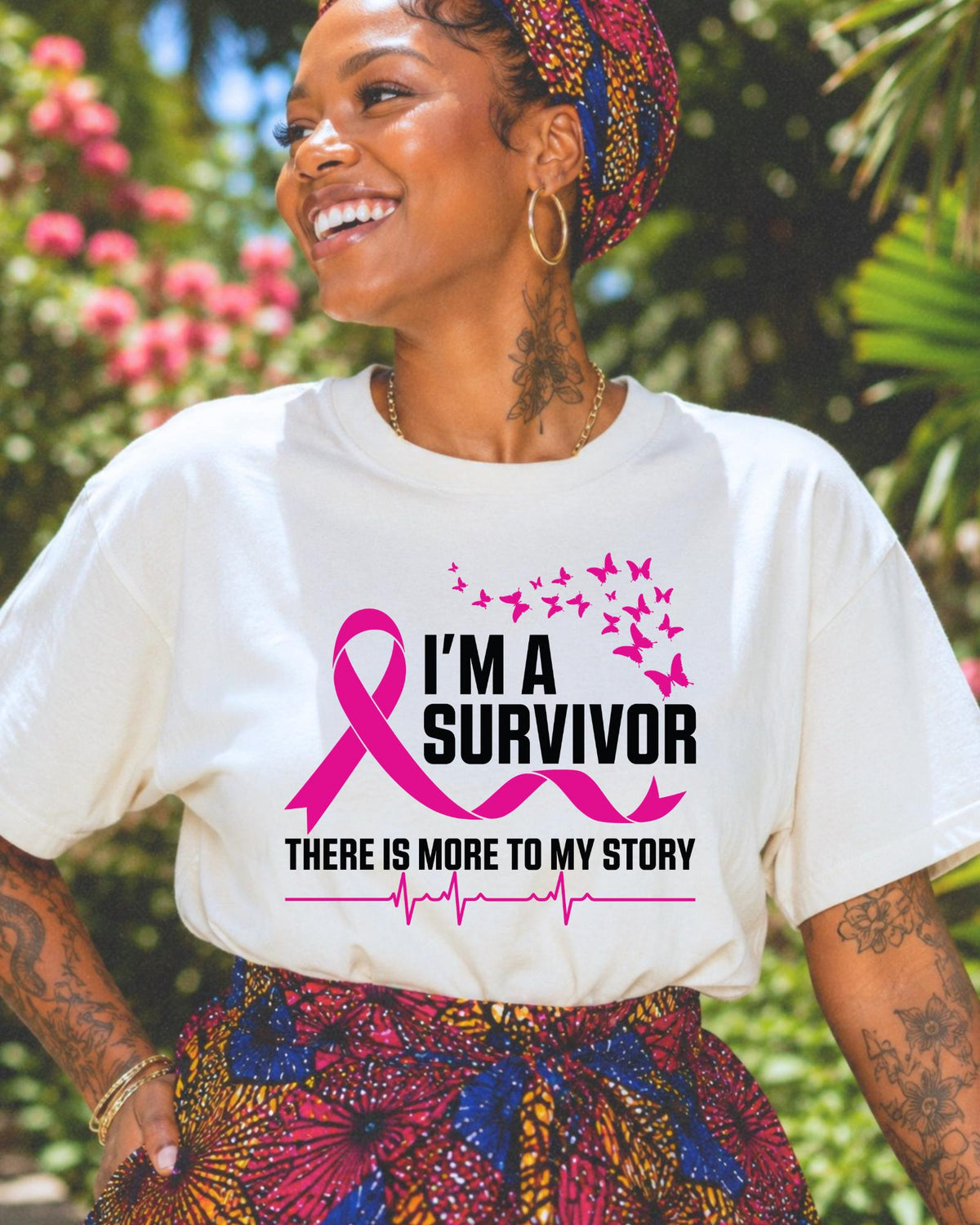 Breast Cancer Survivor Shirt, I'm a Survivor There Is More to My Story Tee, Pink Ribbon Butterfly Shirt, Cancer Awareness Sweatshirt