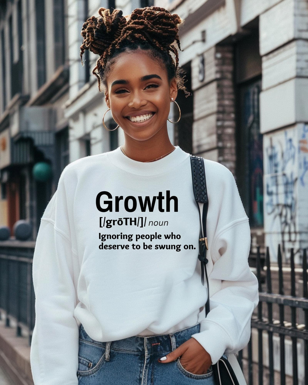 Funny Growth Definition Shirt Sarcastic Graphic Tee Edgy Humor Apparel Introvert Hoodie Youth Adult Crewneck Sweater Unisex Gag Gift Top