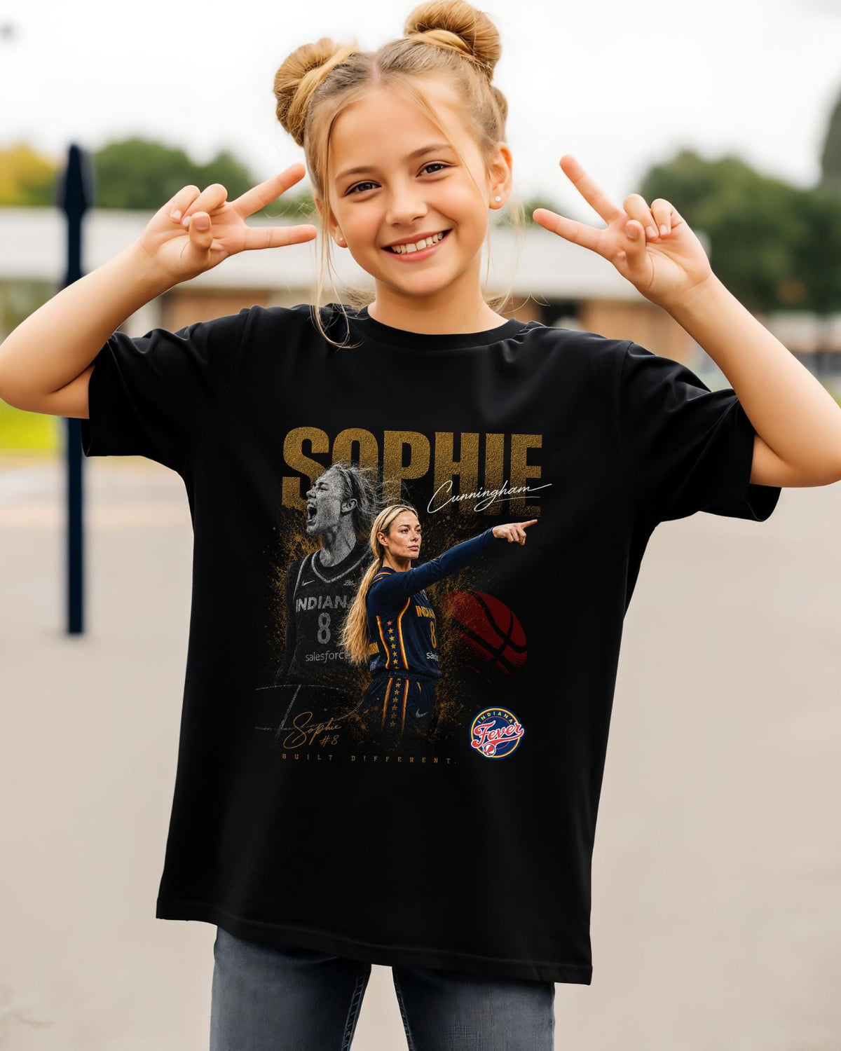 Womens Basketball Graphic Shirt Indiana Fan Tee Built Different Game Day Apparel Retro Sports Hoodie Youth Adult Crewneck Sophie Sweater Top