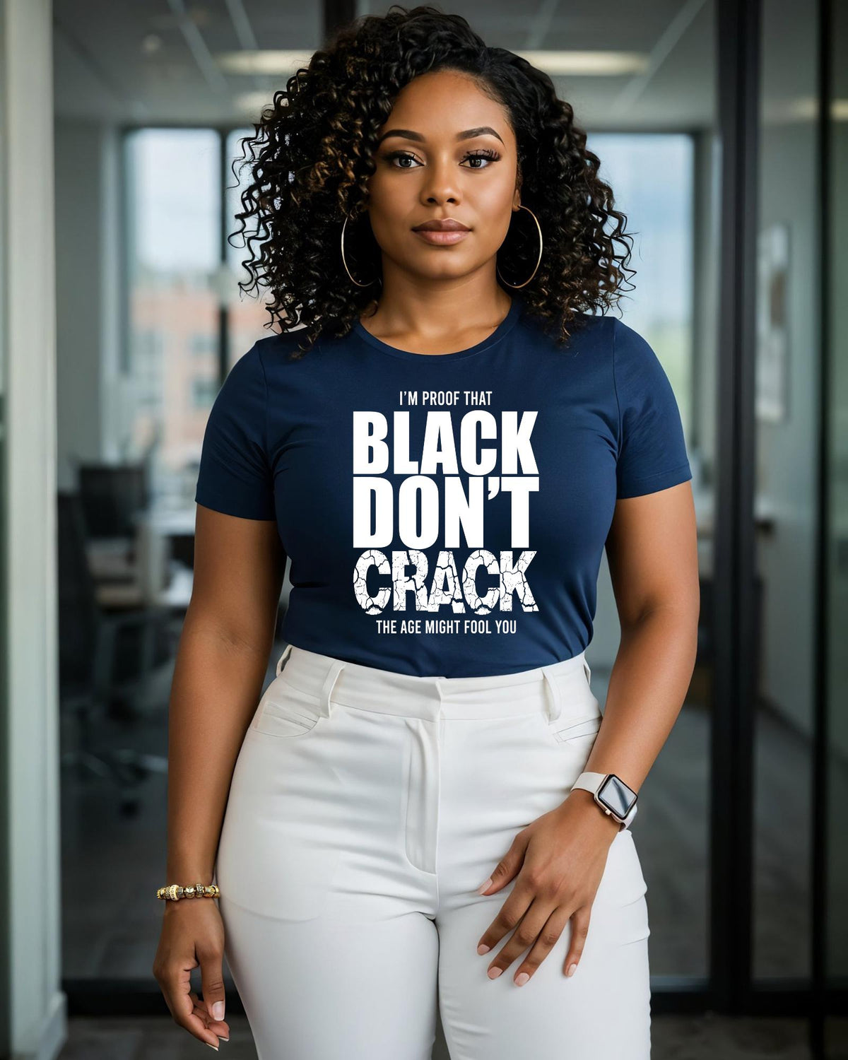Black Dont Crack Shirt Melanin Apparel Funny Aging Tee Black Excellence Graphic Top Adult Youth Hoodie Crewneck Sweater Black Pride Gift