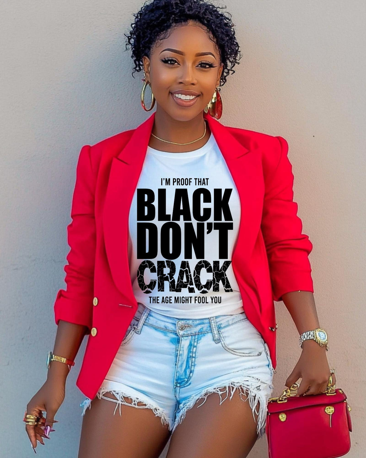 Black Dont Crack Shirt Melanin Apparel Funny Aging Tee Black Excellence Graphic Top Adult Youth Hoodie Crewneck Sweater Black Pride Gift