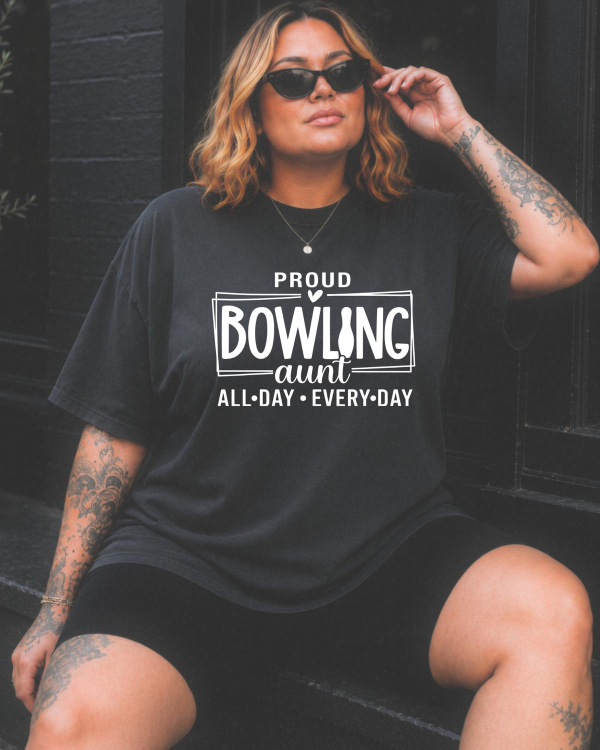 Proud Bowling Mom Shirt Bowling Aunt Graphic Tee Grandmother Alley Apparel Family Support Top Adult Hoodie Womens Crewneck Sweater Gift!