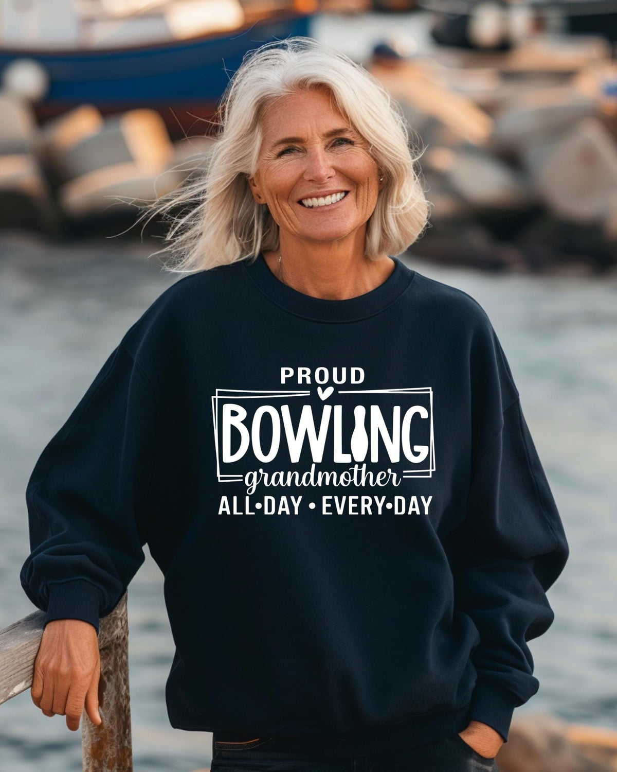 Proud Bowling Mom Shirt Bowling Aunt Graphic Tee Grandmother Alley Apparel Family Support Top Adult Hoodie Womens Crewneck Sweater Gift!