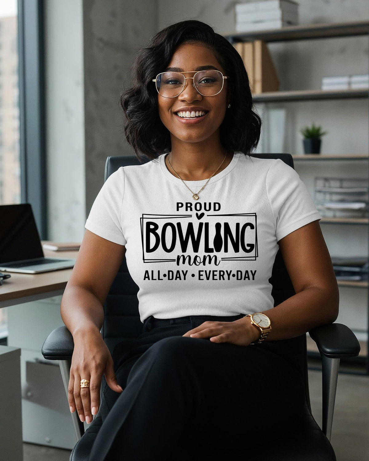 Proud Bowling Mom Shirt Bowling Aunt Graphic Tee Grandmother Alley Apparel Family Support Top Adult Hoodie Womens Crewneck Sweater Gift!